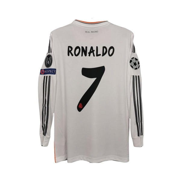 Real Madrid Domicile 13/14 - Ronaldo 7 - Finale de la Ligue des Champions - Manches Longues