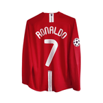 Manchester United Domicile 07/08 - Manches Longues - Ronaldo 7