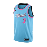 Miami Heat Dwyane Wade Nike City Edition - Bleu