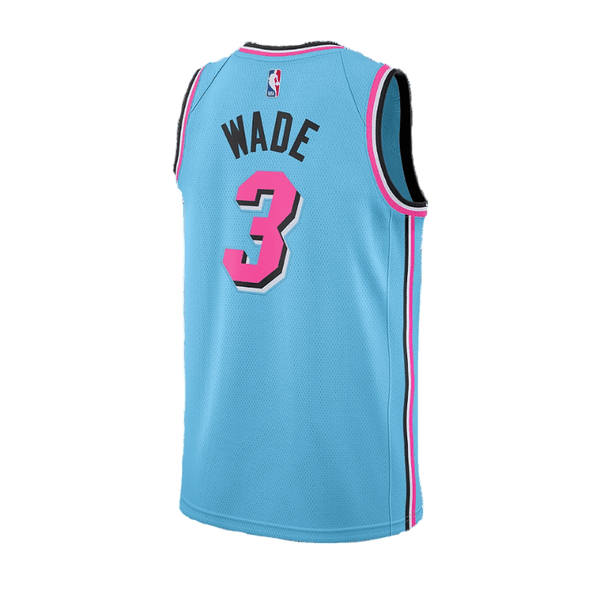 Miami Heat Dwyane Wade Nike City Edition - Bleu